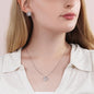 Necklace and CZ earrings for Daughter with red message card
