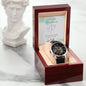 Men's Watch with Message card for him