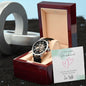 Men's Watch with Message card for him