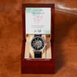 Men's Watch with Message card for him
