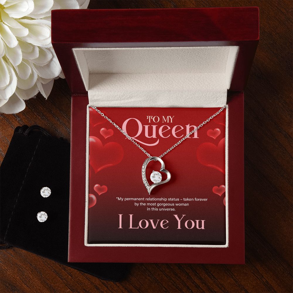Forever Love Necklace - With message card for her