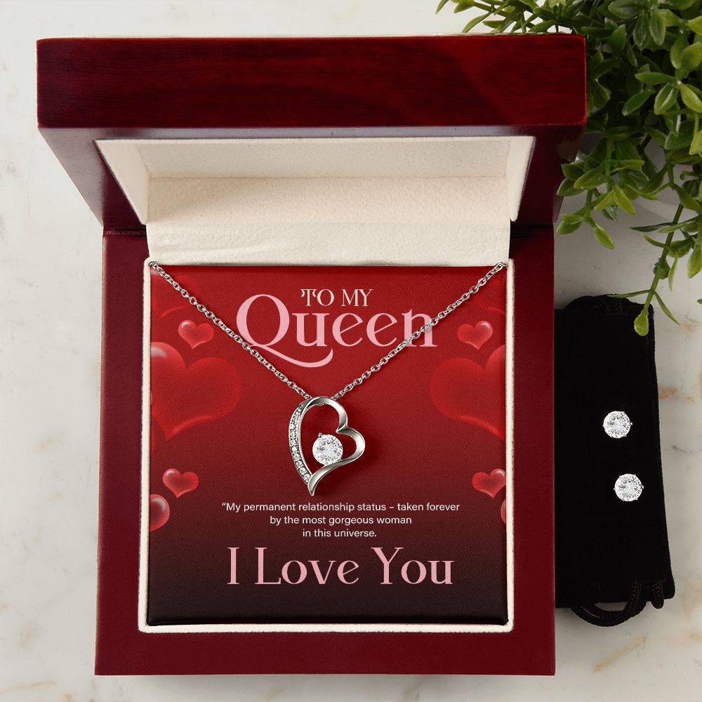 Forever Love Necklace - With message card for her