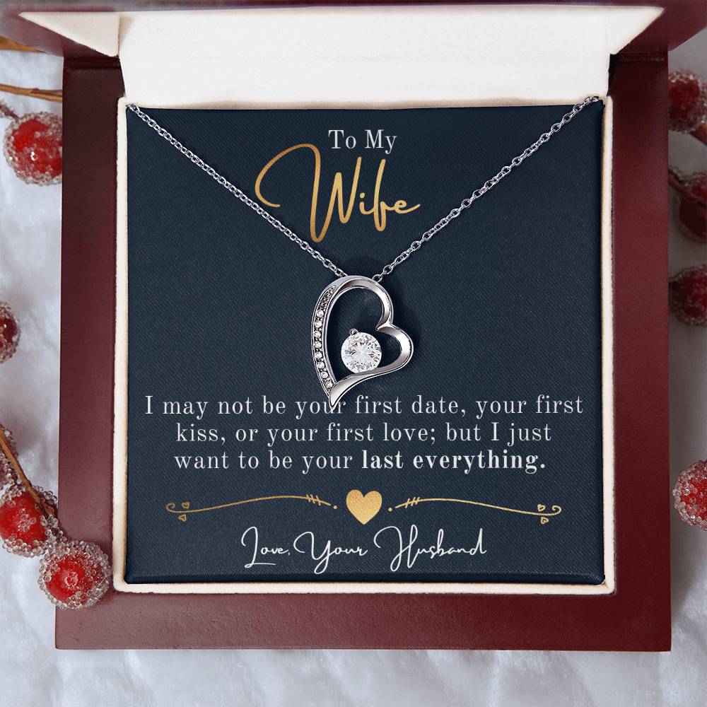 To My Gorgeous Wife Birthday Necklace