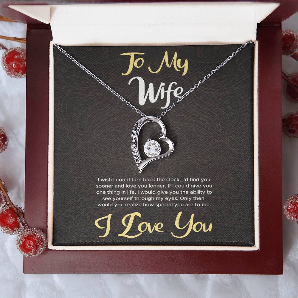 To My Gorgeous Wife Necklace