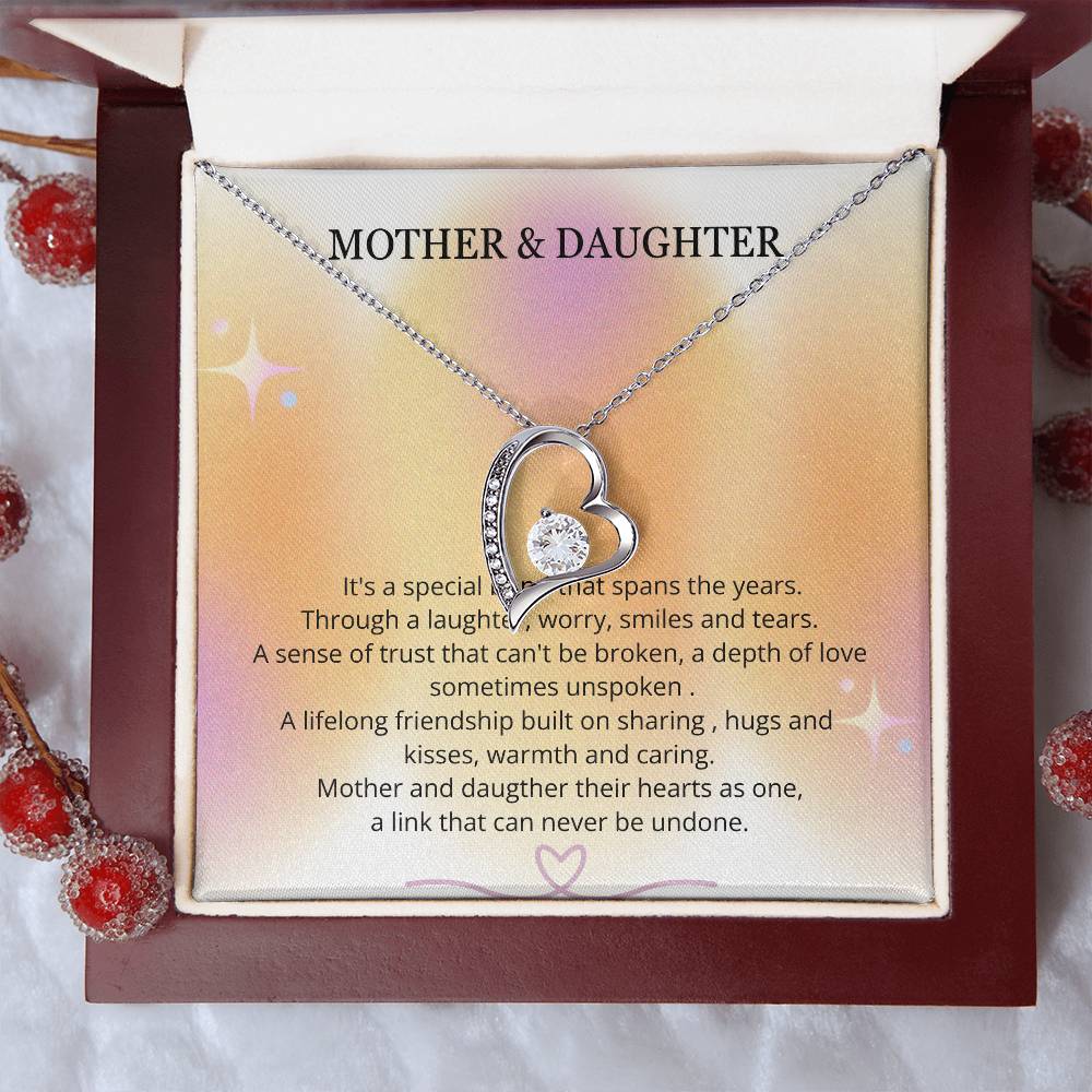 beautiful necklace for mother and daughter