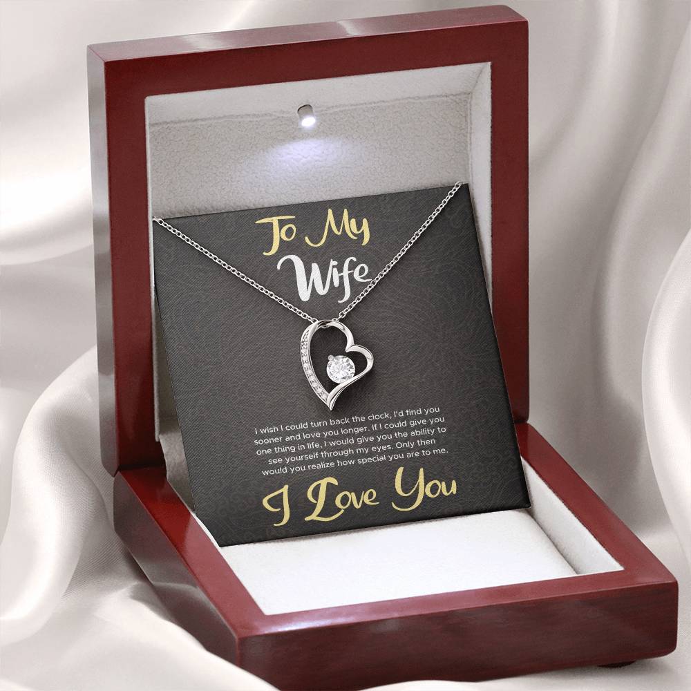 To My Gorgeous Wife Necklace