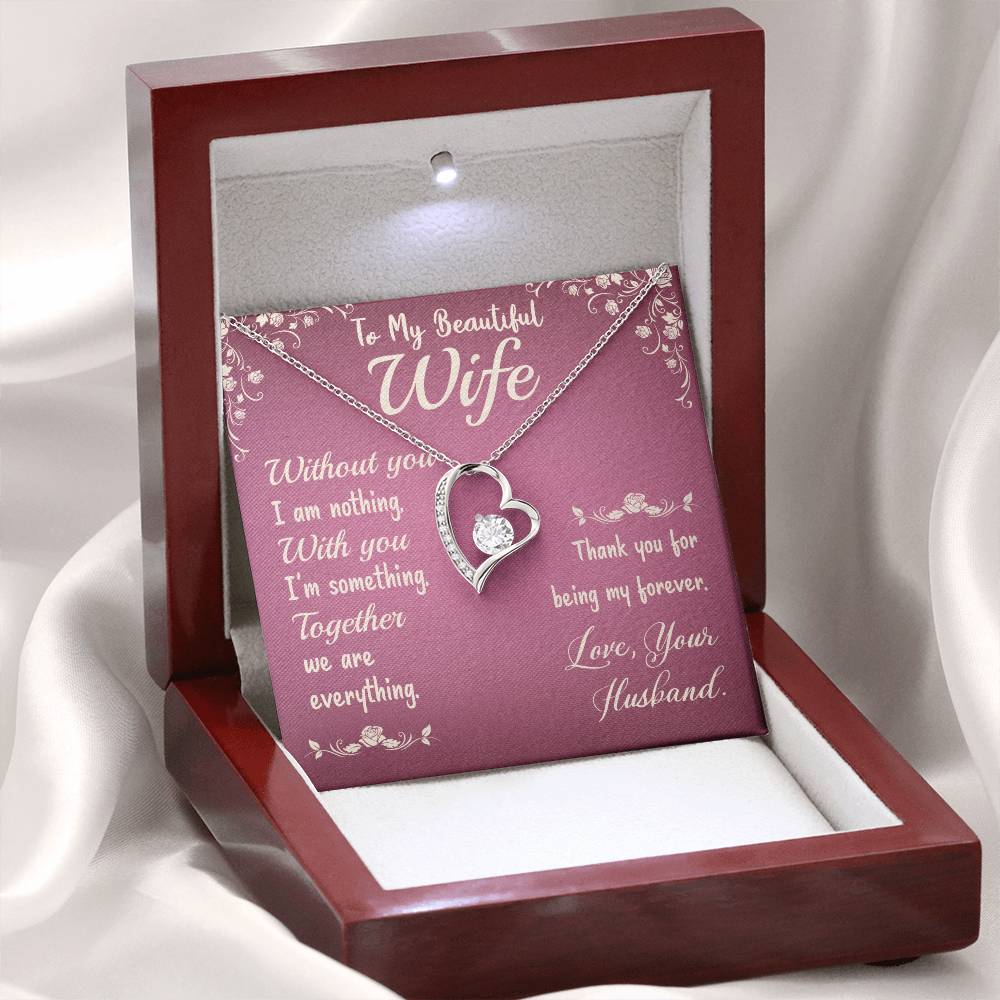 To My WIFE NECKLACE GIFT