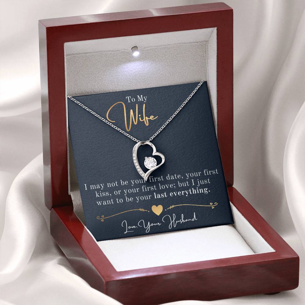 To My Gorgeous Wife Birthday Necklace