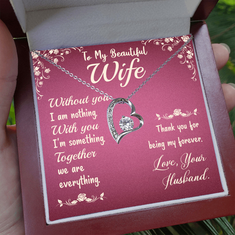 To My WIFE NECKLACE GIFT