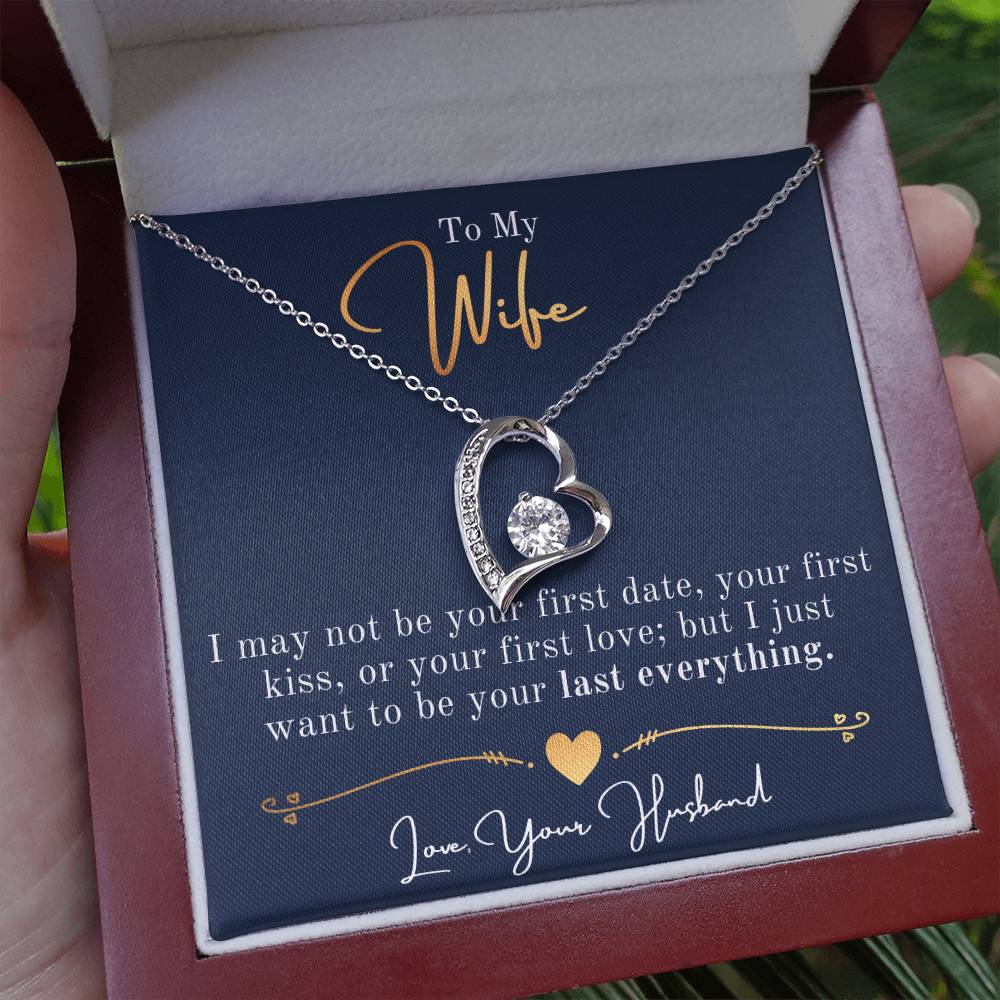 To My Gorgeous Wife Birthday Necklace