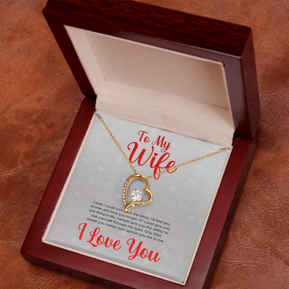 Perfect Beautiful Necklace Gift To My WIFE