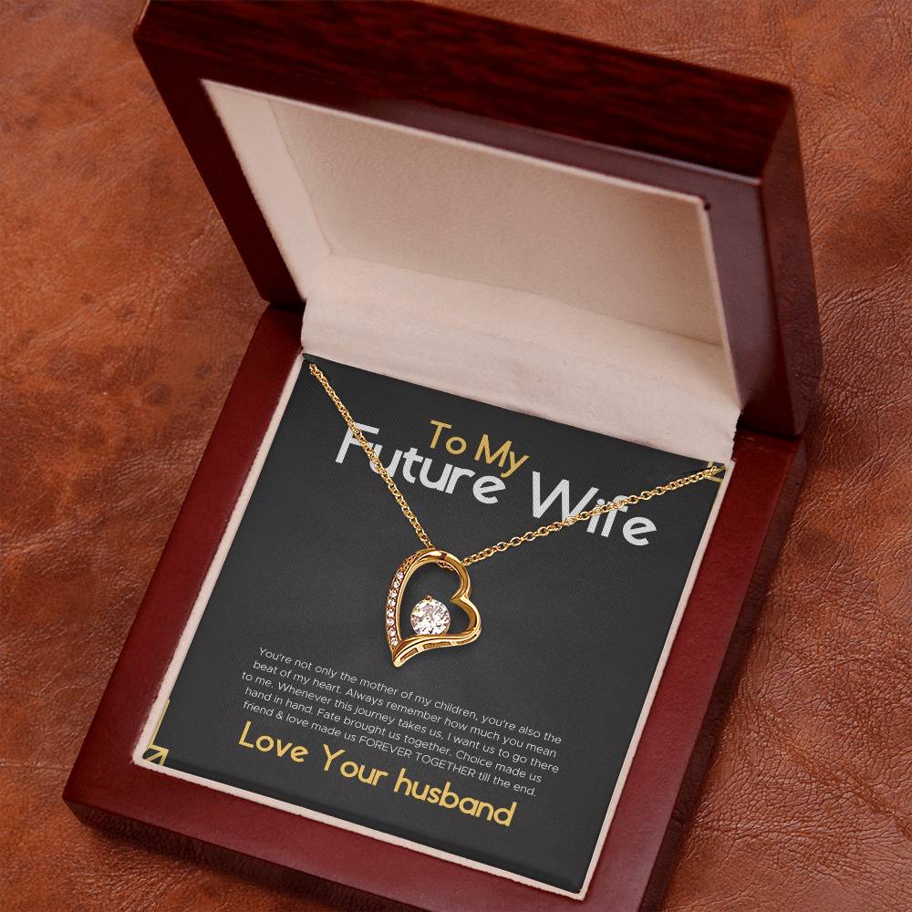 To My Gorgeous Future Wife Gift Necklace for Birthday