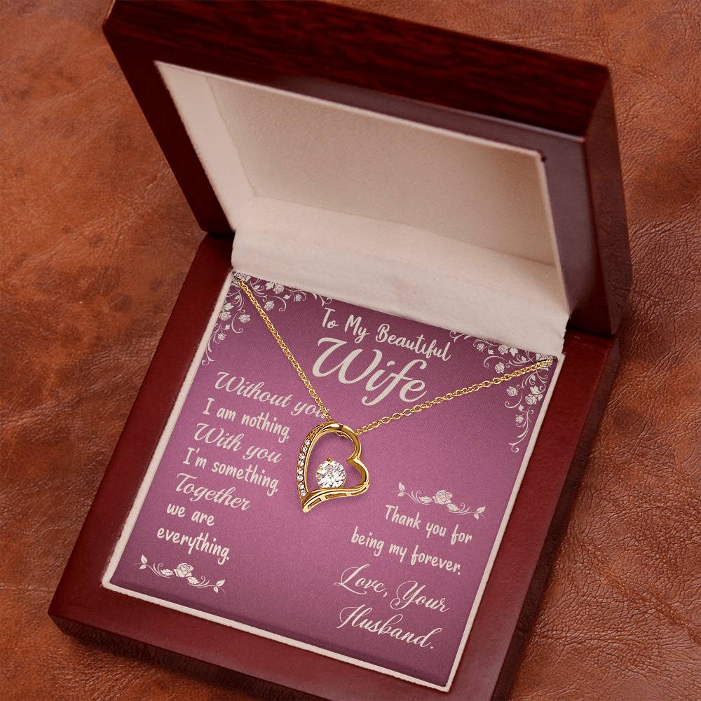 To My WIFE Necklace | For Birthday | For Anniversary Best Gift, Necklace For Wife