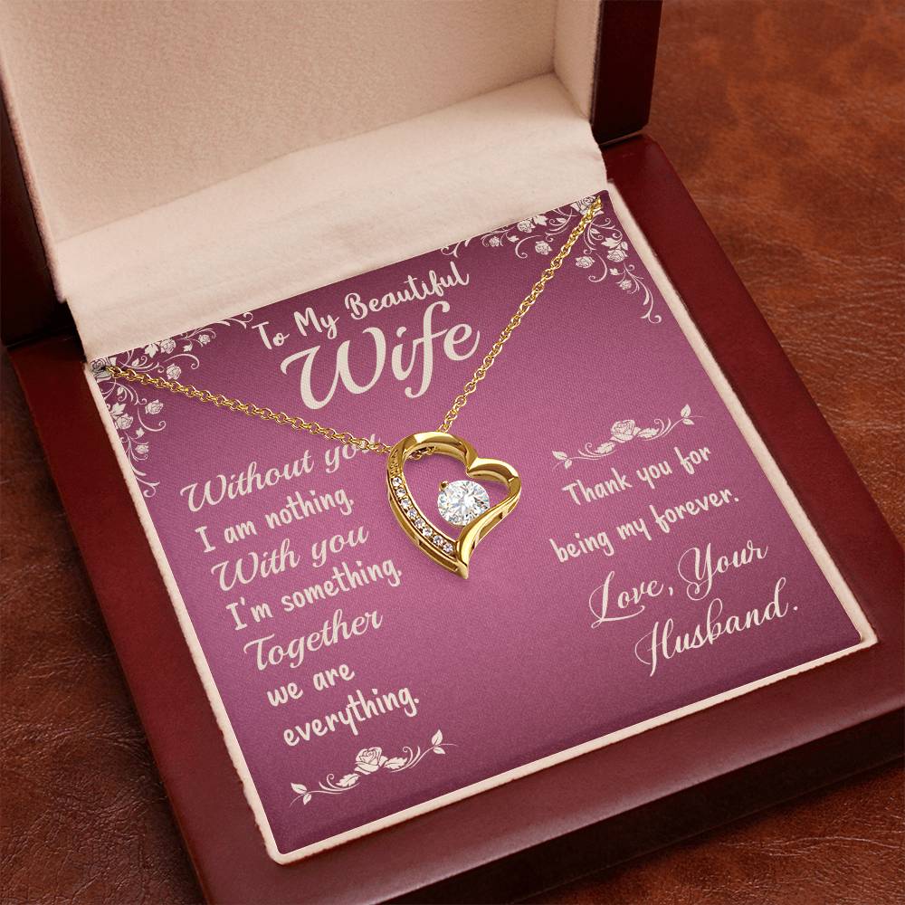 To My WIFE Necklace | For Birthday | For Anniversary Best Gift, Necklace For Wife