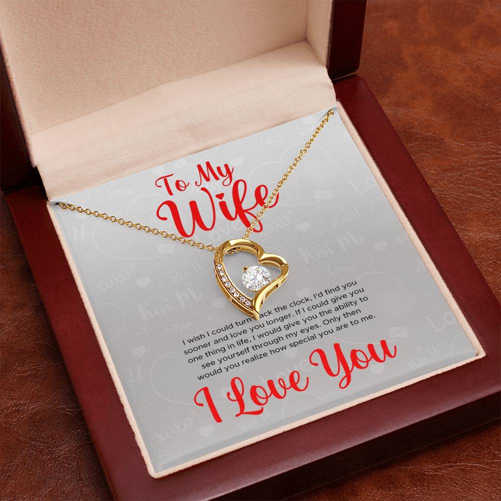 Perfect Beautiful Necklace Gift To My WIFE