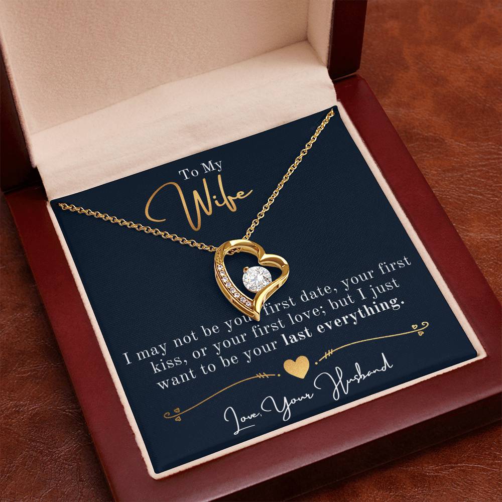 To My Gorgeous Wife Birthday Necklace