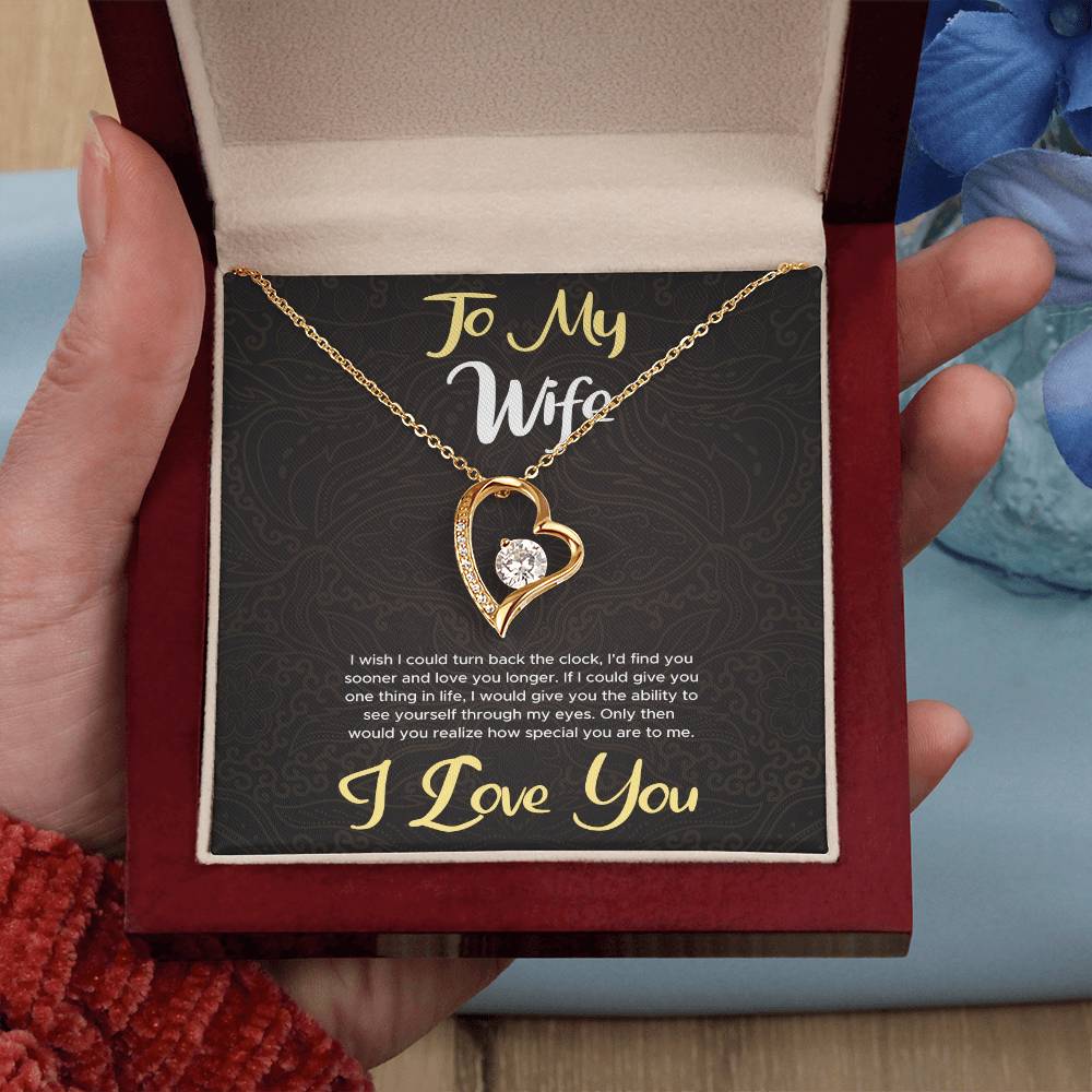 To My Gorgeous Wife Necklace