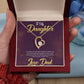Love Always Necklace for  Daughter |  Gift from Dad | Birthday Gift