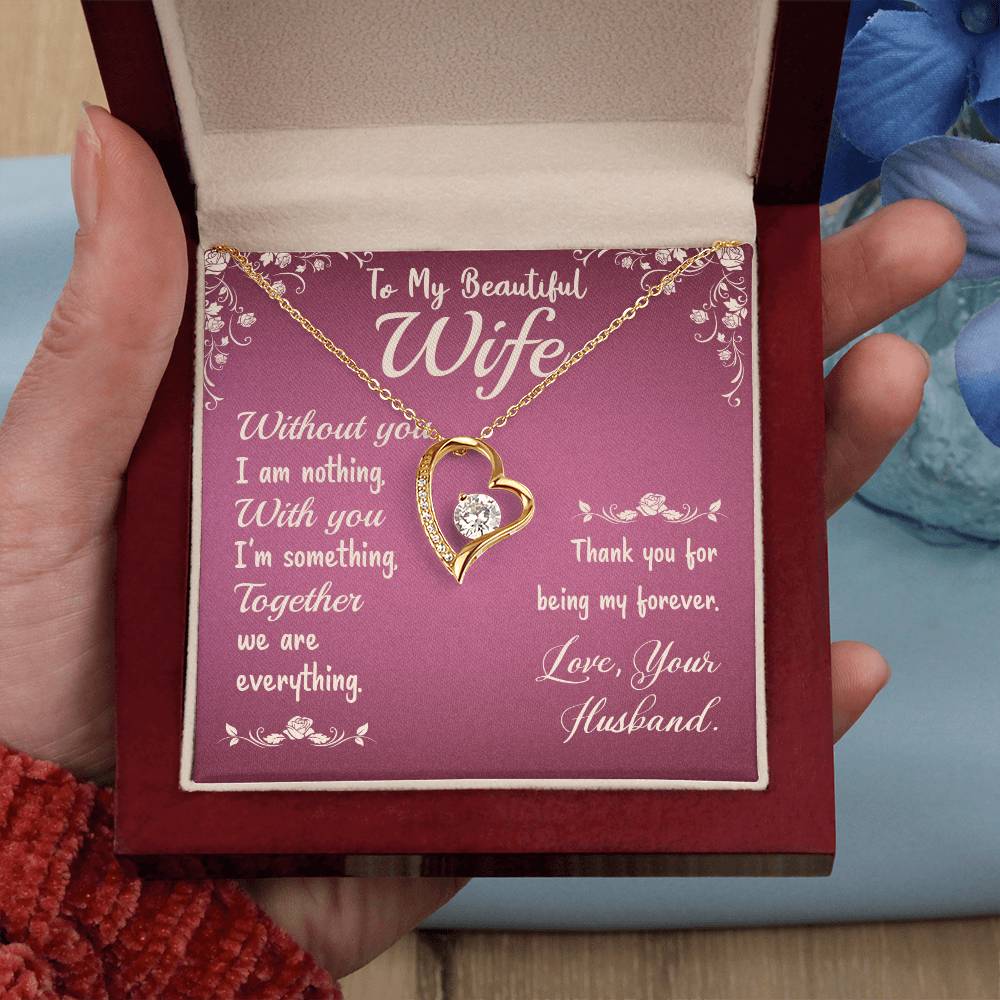 To My WIFE NECKLACE GIFT