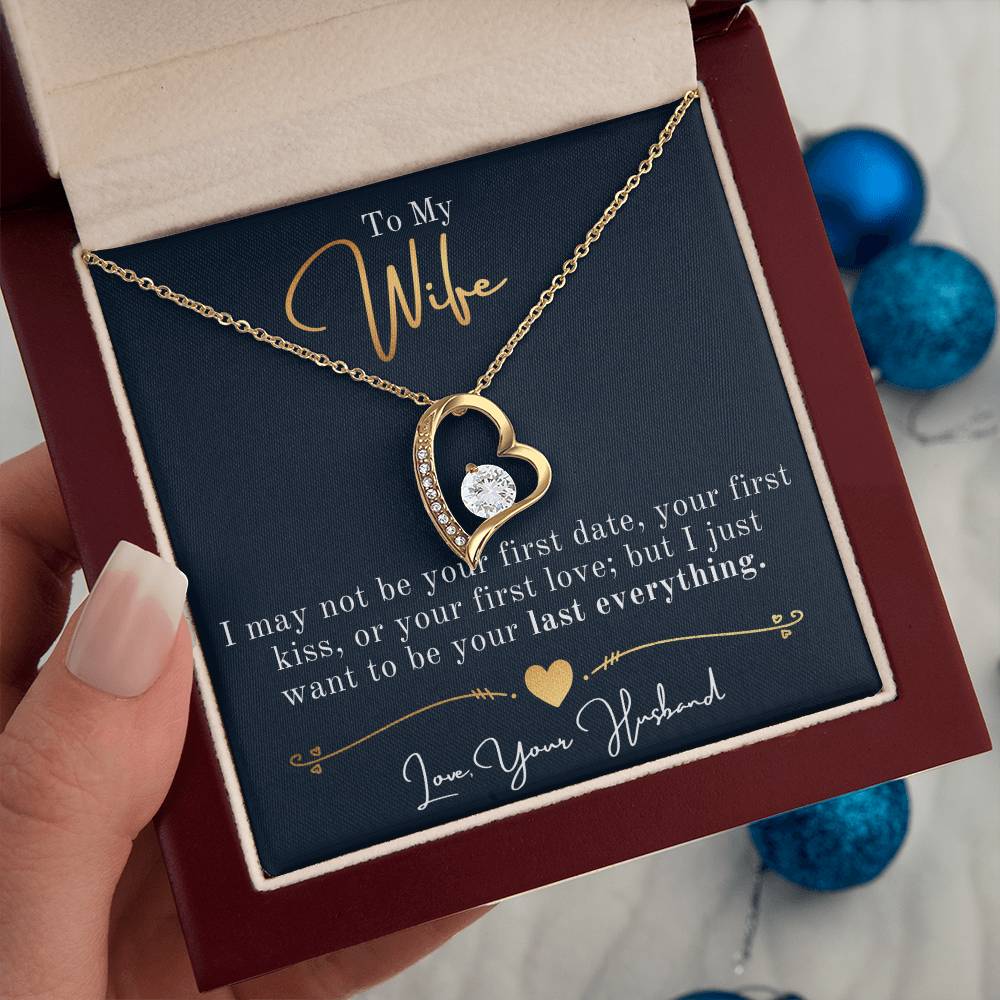 To My Gorgeous Wife Birthday Necklace