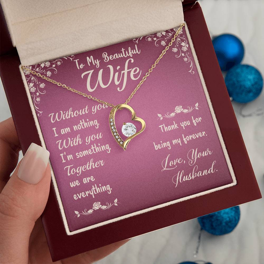 To My WIFE Necklace | For Birthday | For Anniversary Best Gift, Necklace For Wife