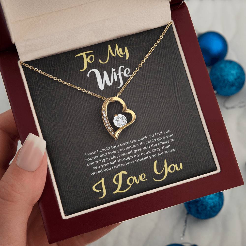 To My Gorgeous Wife Necklace