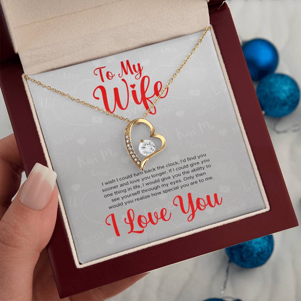 Perfect Beautiful Necklace Gift To My WIFE