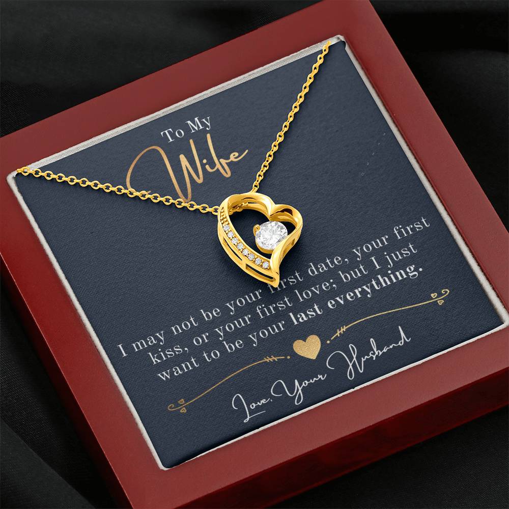 To My Gorgeous Wife Birthday Necklace