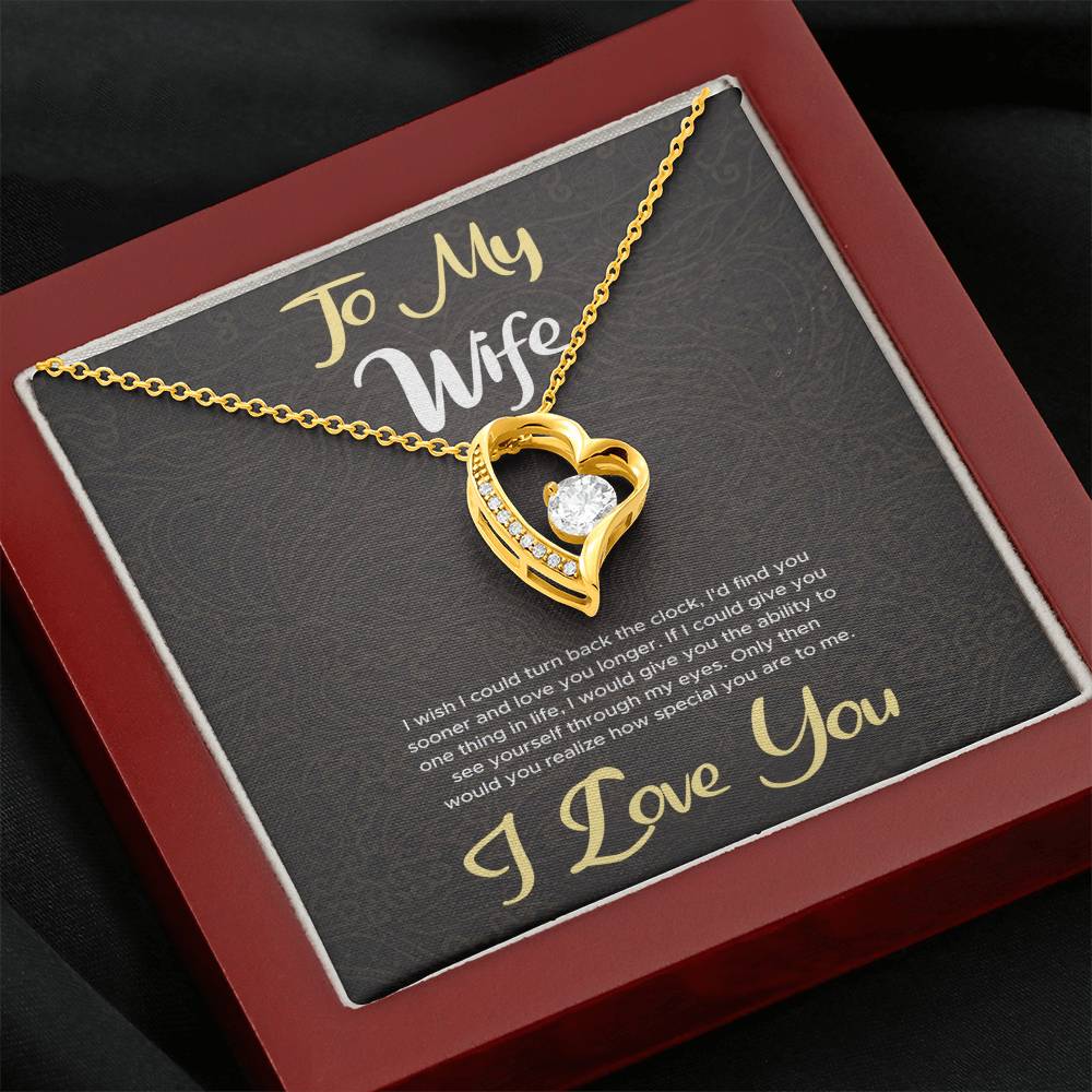 To My Gorgeous Wife Necklace