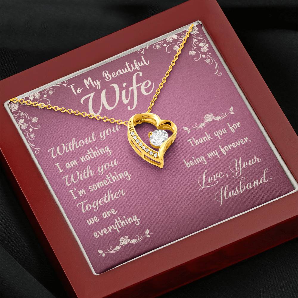 To My WIFE Necklace | For Birthday | For Anniversary Best Gift, Necklace For Wife