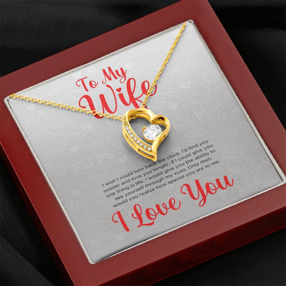 Perfect Beautiful Necklace Gift To My WIFE