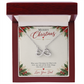 To My Daughter Christmas Gift from Dad – Endless Love Infinity Heart Necklace
