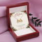 To My Daughter Christmas Gift from Dad – Endless Love Infinity Heart Necklace
