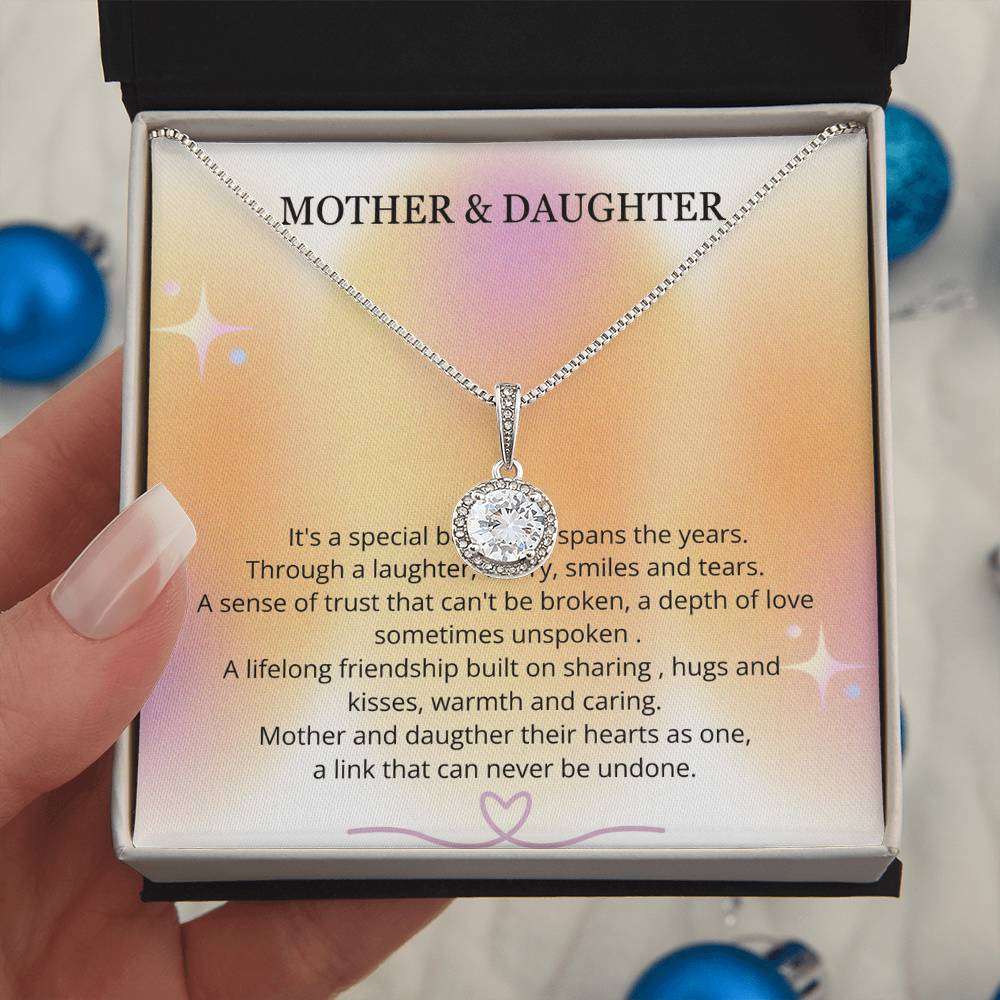 beautiful necklace for mother and daughter