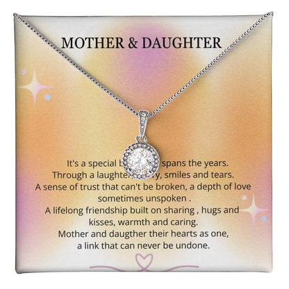 beautiful necklace for mother and daughter