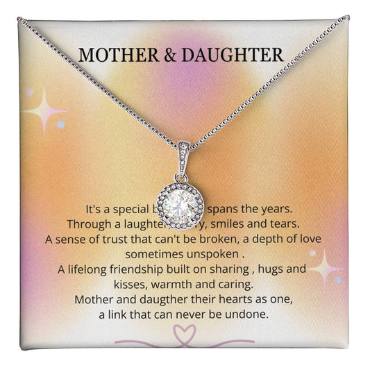 beautiful necklace for mother and daughter