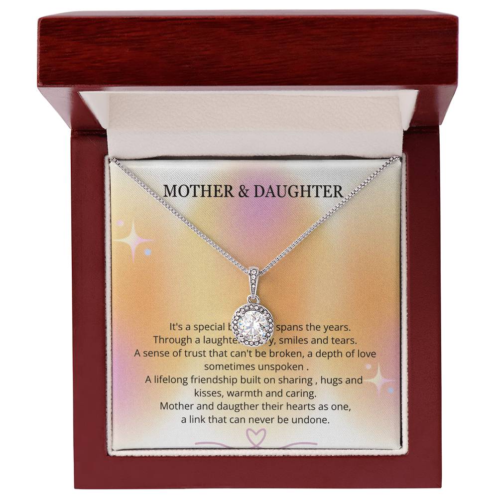 beautiful necklace for mother and daughter