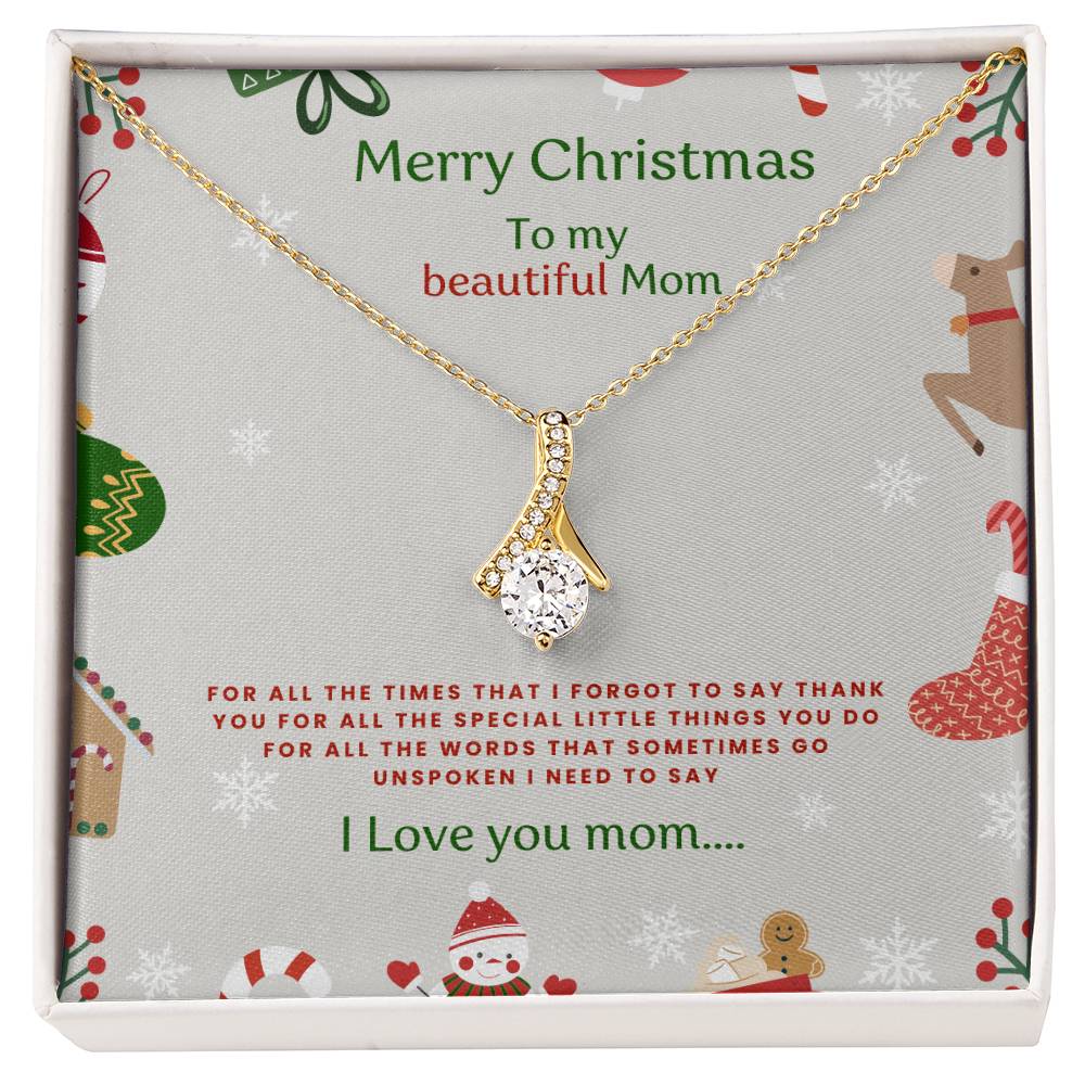 Beautiful Necklace For My Mom Marry Christmas