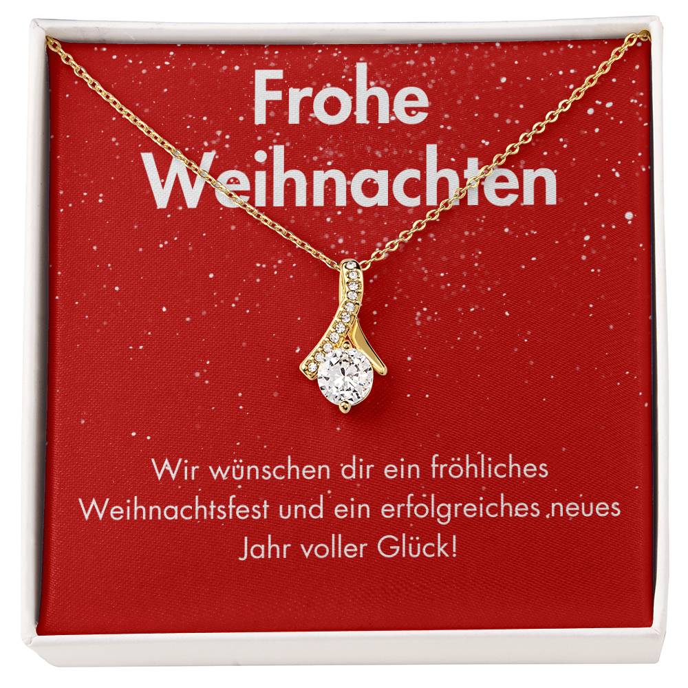 Frohe Weihnachten Halskette