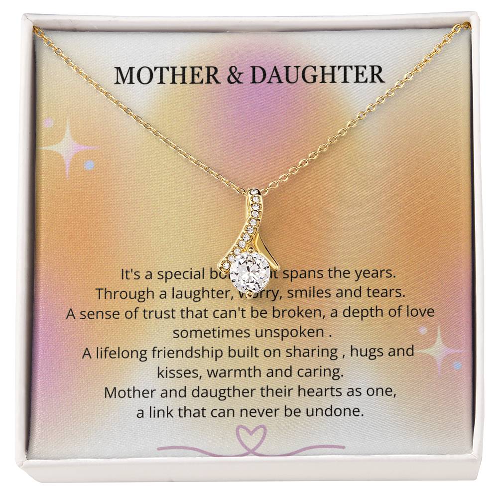 beautiful necklace for mother and daughter