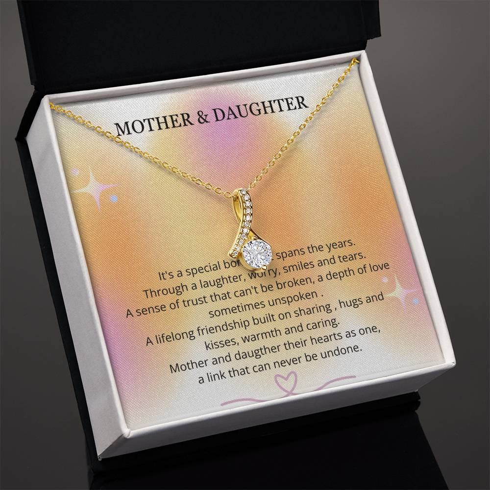 beautiful necklace for mother and daughter