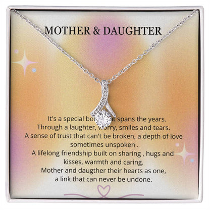 beautiful necklace for mother and daughter