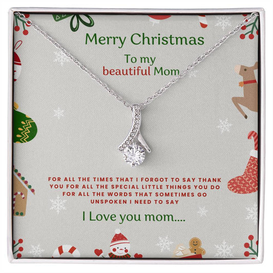 Beautiful Necklace For My Mom Marry Christmas