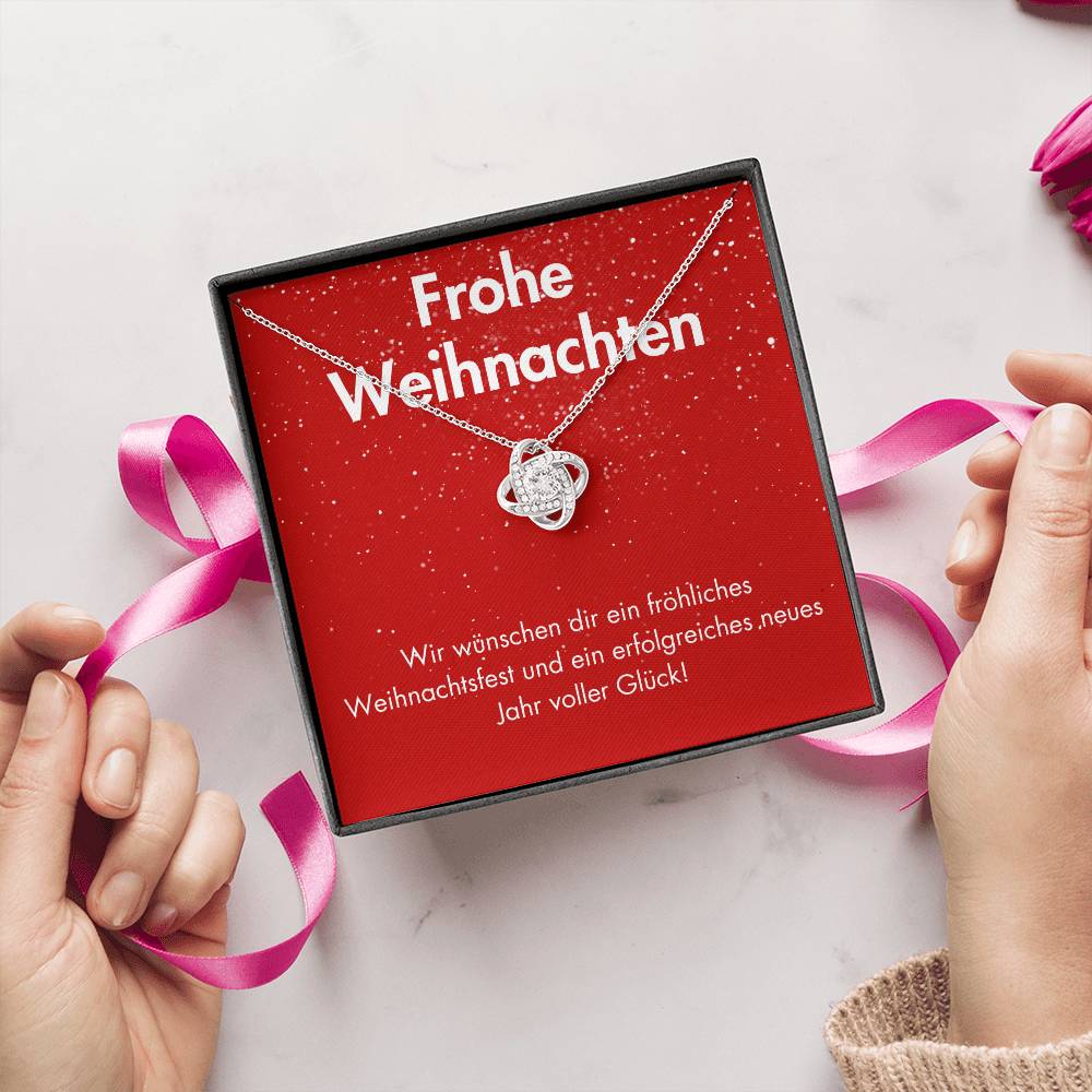 Frohe Weihnachten Halskette