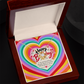 Happy Birthday Gift for Girlfriend – Love Knot Necklace with Message Card