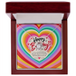 Happy Birthday Gift for Girlfriend – Love Knot Necklace with Message Card