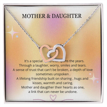 beautiful necklace for mother and daughter