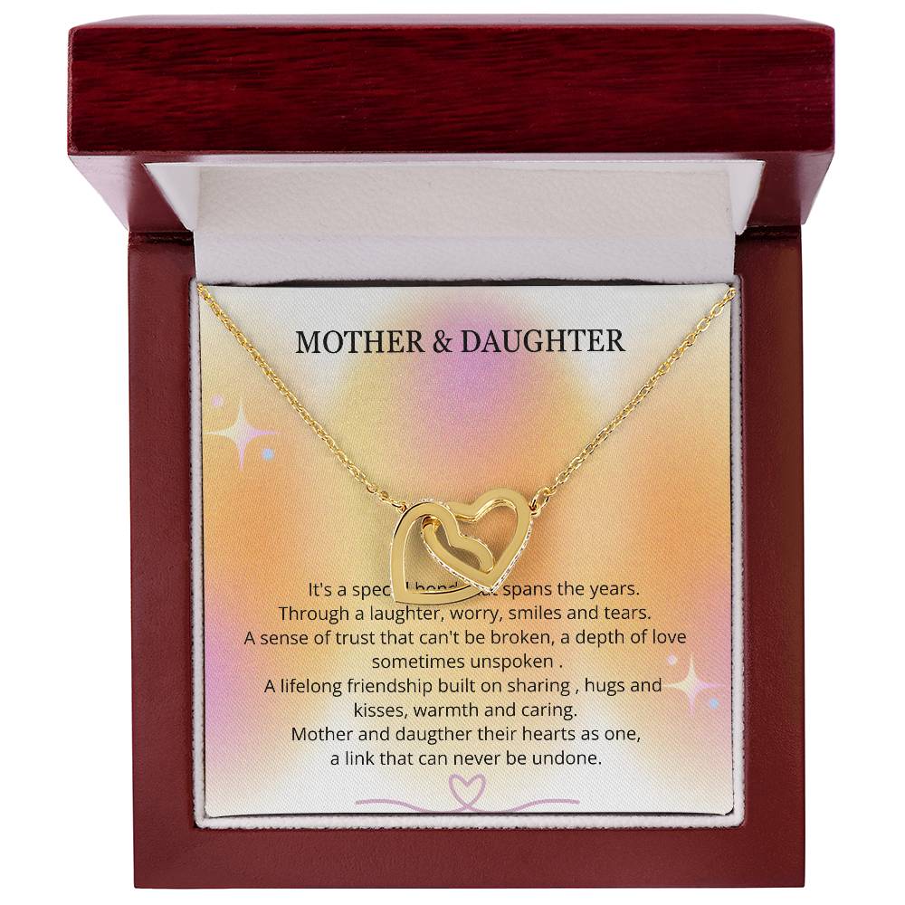 beautiful necklace for mother and daughter