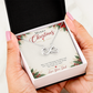To My Daughter Christmas Gift from Dad – Endless Love Infinity Heart Necklace