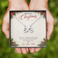 To My Daughter Christmas Gift from Dad – Endless Love Infinity Heart Necklace